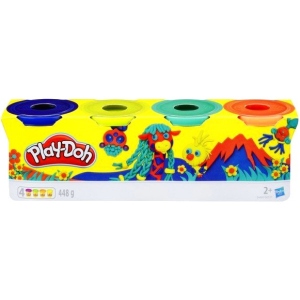 Матеріали Hasbro Play-Doh 4 баночки WILD (B5517_E4867)