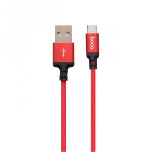 Кабель синхронізації даних HOCO X14 Times Speed MicroUSB Red 1m 2 шт. (HC-X14-MRED)