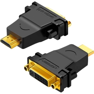 Перехідник HDMI UGREEN Female Adapter Black (20101)