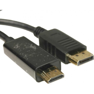Кабель HDMI PowerPlant DisplayPort-HDMI v1.4 1.8m Black (KD00AS1278)