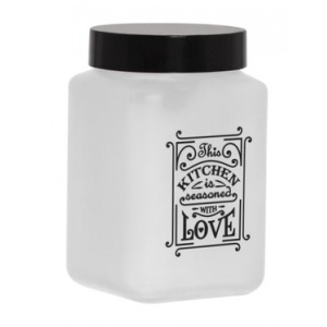 Ємність для сипучих Herevin Kitchen Grey White Mat 1,5 л (147015-803)