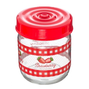 Ємність для сипучих Herevin Strawberry 0.425 л (171341-058)