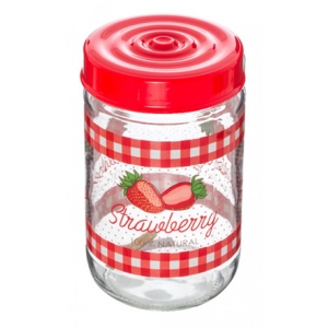 Ємність для сипучих Herevin Strawberry 0.6 л (171441-058)