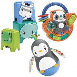 Ігровий набір для малюка Fisher-Price Подарунковий "Веселі ручки" 6 міс.+ (HFJ93)