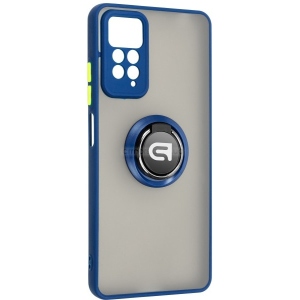 Чохол для смартфону Armorstandart Frosted Matte Ring for Xiaomi Redmi Note 12 Pro 4G Navy Blue (ARM68384)