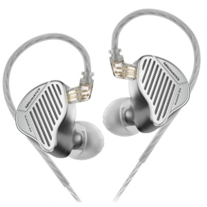 Навушники вкладиші дротові Knowledge Zenith PR1 Hi-Fi Silver
