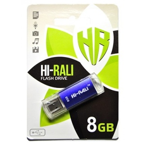 Флеш USB Hi-Rali USB 8GB Rocket Series Blue (HI-8GBVCBL)