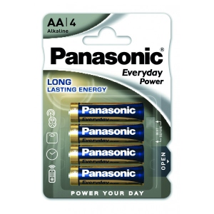 Батарейка тип AA Panasonic EVERYDAY POWER AA BLI 4 ALKALINE (LR6REE/4BR)