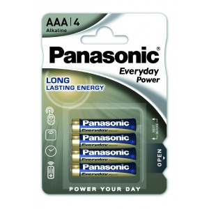 Батарейка тип AAA Panasonic EVERYDAY POWER AAA BLI 4 ALKALINE (LR03REE/4BR)