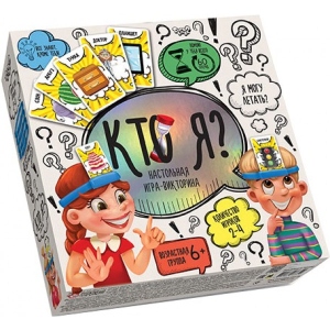 Настільна гра розважальна (5-7 років) Danko-Toys "ХТО Я?", рос. (HIM-02-01)