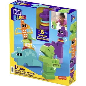 Пластиковий конструктор для малюків Mega Bloks "Веселі звірятка" зі звуковими ефектами (HKN43)