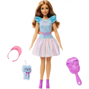 Лялька Barbie "Моя перша Barbie" шатенка з зайченям (HLL21)