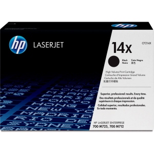 Картридж-тонер HP 14X LJ M712/M725 Black (17500 стр) (CF214X)