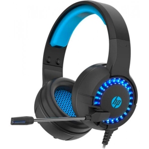 Гарнітура дротова ігрова HP DHE-8011UM Blue LED, Black