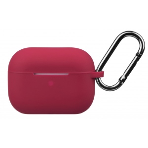 Чохол для навушників 2E for Apple AirPods Pro Pure Color Silicone 2.5mm Cherry Red (2E-PODSPR-IBPCS-2.5-CHR)