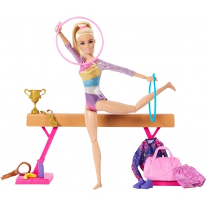 Ляльковий набір Barbie "Тренування з гімнастики" (HRG52)