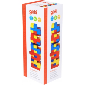 Настільна гра розважальна (3-4 роки) goki Різнобарвна вежа (HS973)