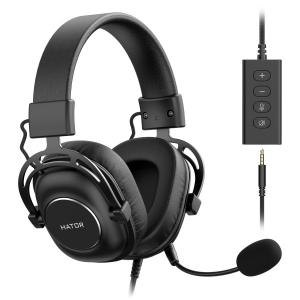 Гарнітура дротова ігрова Hator Hypergang 7.1X USB Black (HTA-844)