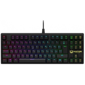 Клавіатура дротова ігрова Hator Rockfall TKL (HTK-620) Black USB