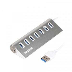 Хаб USB Maxxter HU3A-7P-01