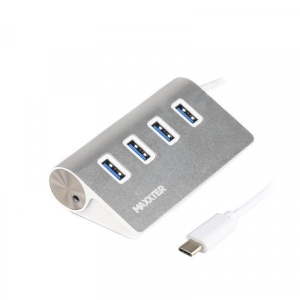 Хаб USB Maxxter HU3C-4P-01