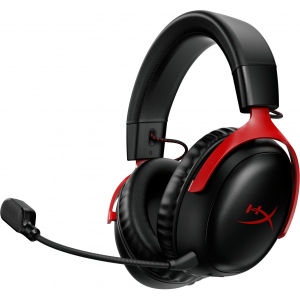 Гарнітура бездротова ігрова HyperX Cloud III Wireless Black-Red (77Z46AA)