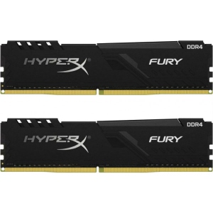 Память DDR HyperX Fury Black DDR4 2x32GB/2666 Fury Black (HX426C16FB3K2/64)