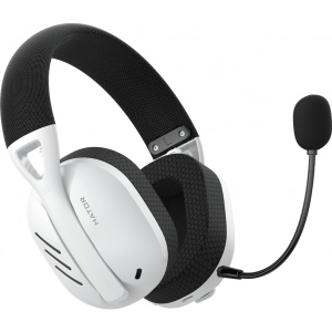 Гарнітура бездротова ігрова Hator Hyperpunk 2 Wireless Tri-mode Black/White (HTA-856)
