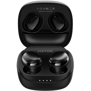 Навушники вкладиші бездротові TWS Hator Hyреrpunk Truedots HD Black (HTA-411)