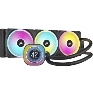 Водяна система охолодження Corsair iCUE Link H170i LCD RGB Liquid CPU Cooler Black (CW-9061009-WW)