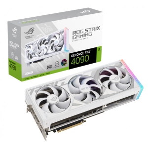 Відеокарта Asus NVIDIA RTX 4090 (ROG-STRIX-RTX4090-24G-WHITE)