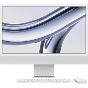 Комп'ютер-моноблок Apple iMac 24'' A2874 M3  Retina 4.5K 8-Core GPU 256GB Silver (MQR93)