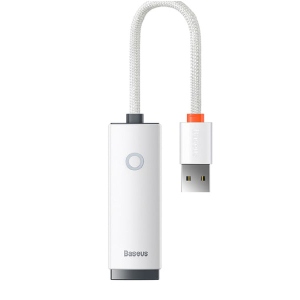 Перехідник USB-RJ-45 Baseus Lite Series USB to RJ45 Ethernet 100 Mbps (WKQX000013)
