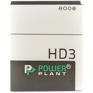 Акумулятор для мобільного телефону PowerPlant HTC A510C, HD3 (BD29100) 1150mAh (SM140022)