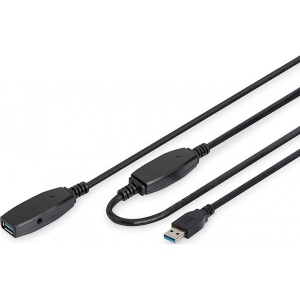 Кабель USB type A - USB type A PowerPlant USB 3.0 AM - AF 30 м (CA912872) продаж
