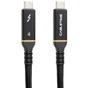 Перехідник PowerPlant USB4 USB-C - USB-C 1m (CA913299)