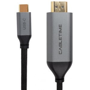 Кабель HDMI PowerPlant USB-C - HDMI 1.8m (CA913350)