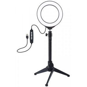 Набір для блогера Puluz USB RGBW LED Lamp 4.7" PKT3049B + настільний штатив