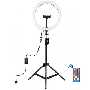 Набір для блогера PowerPlant LED Puluz 12 + штатив 1.1 м (PKT3050EU)