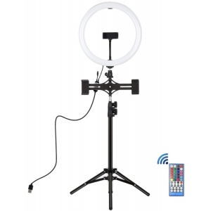 Набір для блогера Puluz Ring USB LED Lamp 11.8'' PKT3068B  + штатив 1.1 м (PKT3068B)