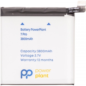 Акумулятор для смартфона PowerPlant OnePlus 7 Pro (BLP699) 3800mAh (SM130450)
