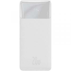 Батарея мобільна Baseus Bipow Digital Display 20W 10000mAh White (PPDML-L02)
