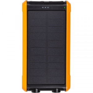 Батарея мобільна PowerPlant 10000mAh 2xUSB-A сонячна панель 5.5V-0,2A
