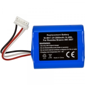 Акумулятор для робота-пилососа PowerPlant iRobot Braava 380 (4409709) 7.2V 2000mAh (TB921577)