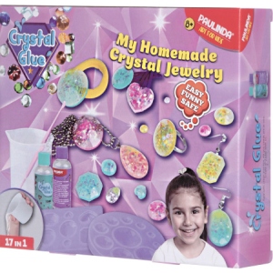 Набір для дослідження Paulinda Crystal glue DIY "Біжутерія 17 в 1" (PL-199639)