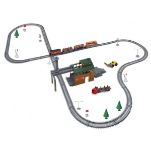 Залізнична техніка набір Maya Toys з навантажувачем (2083) Київ