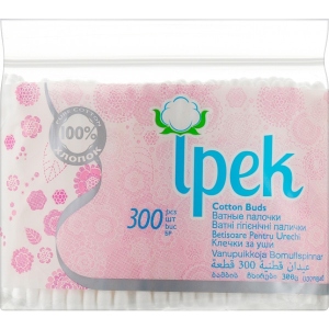 Ватні палички Ipek 300 шт. (8691275000820)