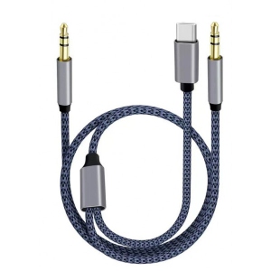 Кабель синхронізації даних XOKO jack-jack 3.5мм-Type-c 1.2m (XK-MH-270)