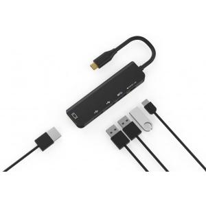 Хаб USB XOKO AC-405 Type-C до HDMI+USB 3.0+USB 2.0+Type-C USB (XK-AC-405) в інтернет-магазині
