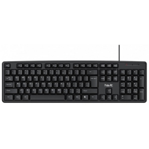 Клавіатура дротова Havit HV-KB271 UA USB Black (26445) офіційний сайт